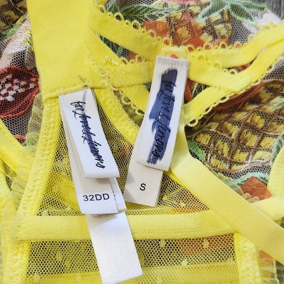 New!SET‎ For Love and Lemons Mirabelle Underwire Bra with Matching Thong Panty - Picture 15 of 16